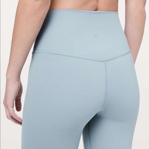 Lululemon Align Pant 25” Size 4 Blue Cast